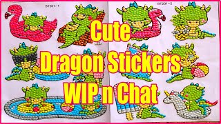 The Phantom Disliker | Drill & Chat #11 Diamond Art Gift Dragon Stickers Kit