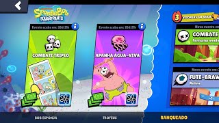 PUSH NOVO EVENTO BOB ESPONJA 😁 BRAWL STARS AO VIVO 🟢