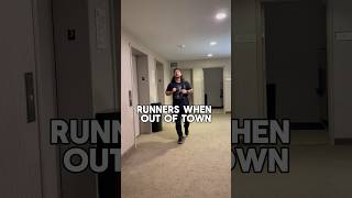 Running when OUT OF TOWN #fitness #funny #running