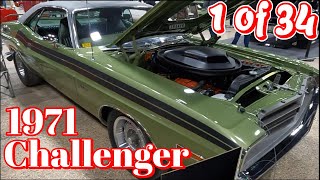 Rare 1 of 34 1971 Dodge Challenger 340 Shaker Hood