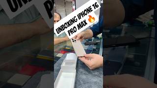 Unboxing iPhone 16 Pro Max Desert titanium ✨🔥#iphone16promax #unboxing #viralvideo #trending #shorts