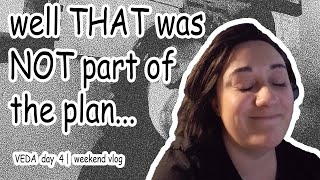 COVID scare and #booktubeVEDA prep | weekend vlog