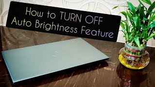 Dell Inspiron 5509 | How to Turn OFF Auto brightness in your laptop ?