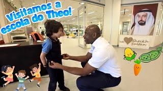 COMO É UMA ESCOLA NOS EMIRADOS ÁRABES?? - Conhecendo a sala nova do Theo