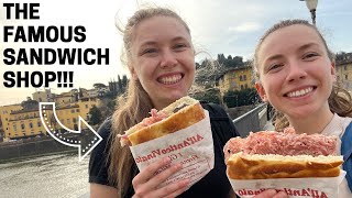 Trying the BEST SANDWICHES in Tuscany?! | Florence Vlog