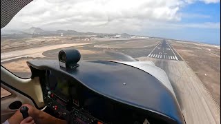 Gopro 10 timewarp Landing into Tenerife south airport on a cloudy afternoon 🛬☁️