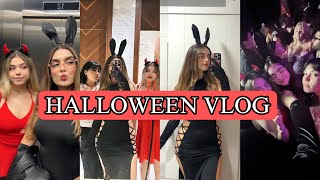 HALLOWEEN PARTİSİNE GİDİYORUZ 🎃 | saç, makyaj, kostüm, parti VLOG