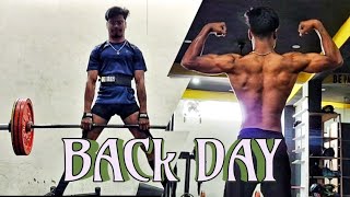 De-Load Deadlift || Back Day || weakest 59kg lifter