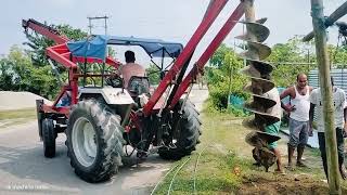 tractor crane working current post 📯। new technologies working video tractor 🚜#jcb #automobile #jcp