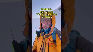 7volcanoes for 77 days- Elbrus- first summit of project #mountains #climbing #7volcanoes #7summits