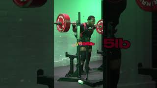 270kg(585lb) squat warmup