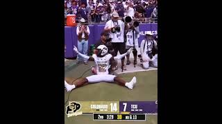 The time Travis Hunter Humbled this TCU fan 👀😬 #shorts