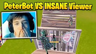 PeterBot VS INSANE Viewer 1v1 Buildfights