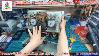 Máy Nhật bãi về Việt Nam thì phải làm gì, dọn dẹp, sửa chữa và bảo dưỡng đầu băng cối Teac A-4010S