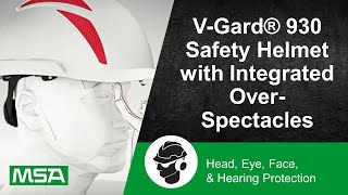 V-Gard®930 Safety Helmet with Integrated Over-Spectacles