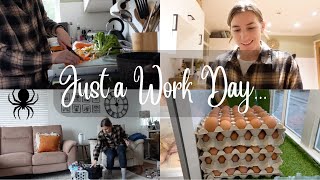 JUST A WORK DAY | VLOGTOBER 19