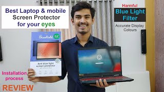 Ocushield Anti Blue Light Screen Protector for Laptops, mobiles | Protects EYES from BLUE light