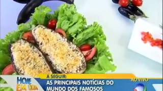 Aprenda a fazer receita de berinjela recheada com carne moída #Receitas