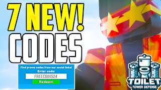 *NEW* ALL WORKING CODES FOR TOILET TOWER DEFENSE IN 2024! ROBLOX TOILET TOWER DEFENSE CODES 2024