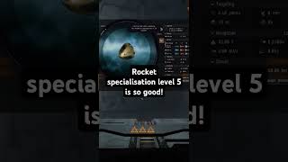 Rocket speicalisation Level 5 is so good! #eveonlinegameplay #shorts #eveonline