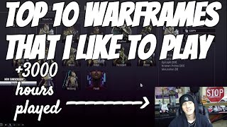 Top 10 Warframes