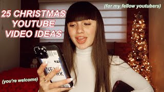 25 VLOGMAS *2021* VIDEO IDEAS (trendy) | VLOGMAS DAY 4