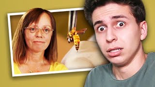 Woman Lets BEES Sting Her...