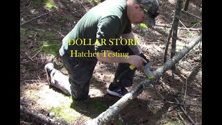 Dollar Store Hatchet, How does it perform?