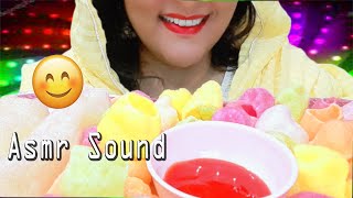 ASMR RICE PAPAD EATING | COLORING RICE PAPAD EATING | MUKBANG NO TALKING EATING Kun Asmr Sound