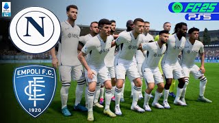 Empoli Vs Napoli - Serie A 2024-25, 8ª Giornata - EA Sports FC 25 [PS5 4K]