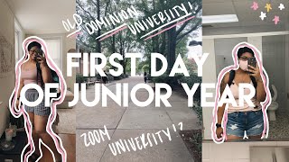 college day in my life | first day of junior year at Old Dominion University