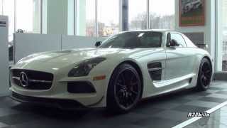 White Mercedes SLS Black Series AMG - Walkaround in detail!