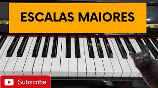 Aprenda todas as Escalas Maiores em 6 minutos.🎹