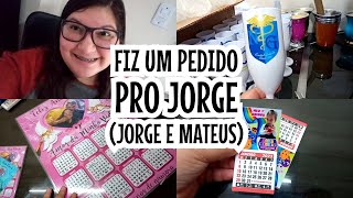 ROTINA DE ENCOMENDA - FIZ UM PEDIDO PARA O JORGE (JORGE E MATEUS) - COMEÇANDO OS CALENDÁRIOS 2023