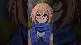 THIS IS 4K ANIME Kuriyama Mirai | (Beyond the Boundary)