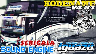 "IGUAZUOSS" SHARE KODENAME SOUND ENGINE SERIGALA GAHAR IGUAZU SUPPORT ALL BUS | BUSSID V4.3.1