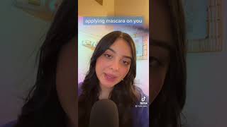 ASMR mascara application