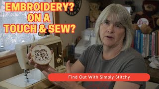 How to Embroider on a Vintage Singer Touch & Sew