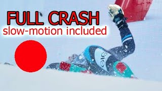 DOWNHILL SKI: One MISTAKE and you're DOOMED ! CRASH Barnabas Szollos - Kitzbühel 2024