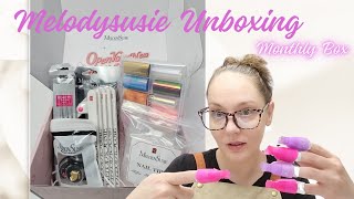 Melodysusie Monthly Subscription Box | Unboxing | Step By Step Gel X Removal #melodysusie #unboxing