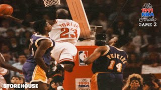 Michael Jordan Highlights: 1991 NBA Finals Game 2 (33 Points) - Includes "The Move"