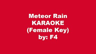 F4 Meteor Rain Karaoke Female Key