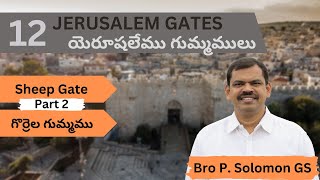 గొర్రెల గుమ్మము Sheep Gate (Part - 2)| యెరూషలేము 12 గుమ్మములు 12 Gates of Jerusalem | Bro Solomon Gs