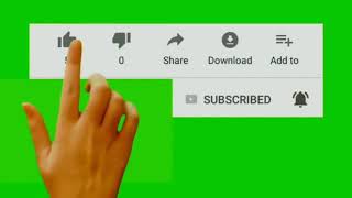 GREEN SCREEN - TOMBOL SUBSCRIBE LIKE ANS SHARE DOWNLOAD