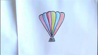 HOW TO DRAW A PARACHUTE