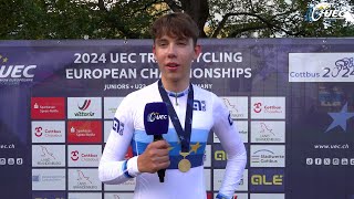 #EuroTrack24 Jun/U23 | Paul-Felix Petry interview