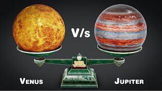 Venus vs Jupiter | How Far Away is Jupiter from Venus? | Venus & Jupiter | Venus | Jupiter