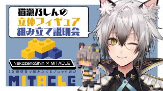 【ミタクルブロック】初立体フィギュア、組み立て配信！【猫瀬乃しん】