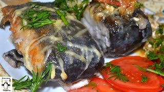 Как приготовить сома. Сом, жаренный с овощами, под сырным соусом