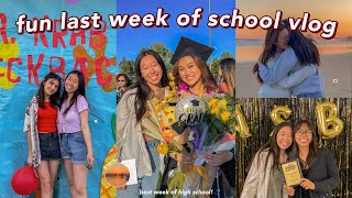 LAST DAYS AS A JUNIOR: beach, fun, friends! fun week in my life (high school): last day school vlog